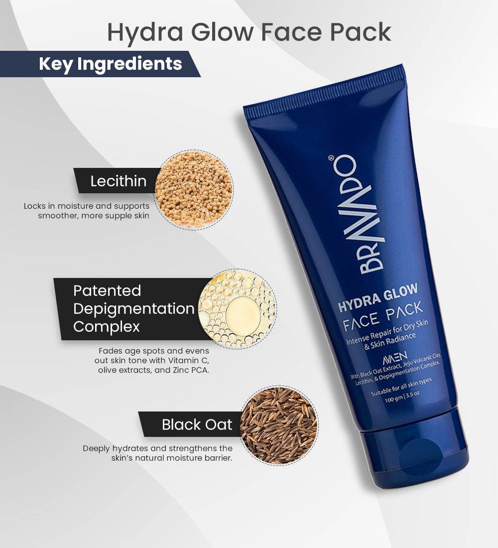 Bravado Hydra Glow Face Pack